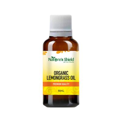 Nature's Shield Organic Essential Oil Lemongrass 50ml